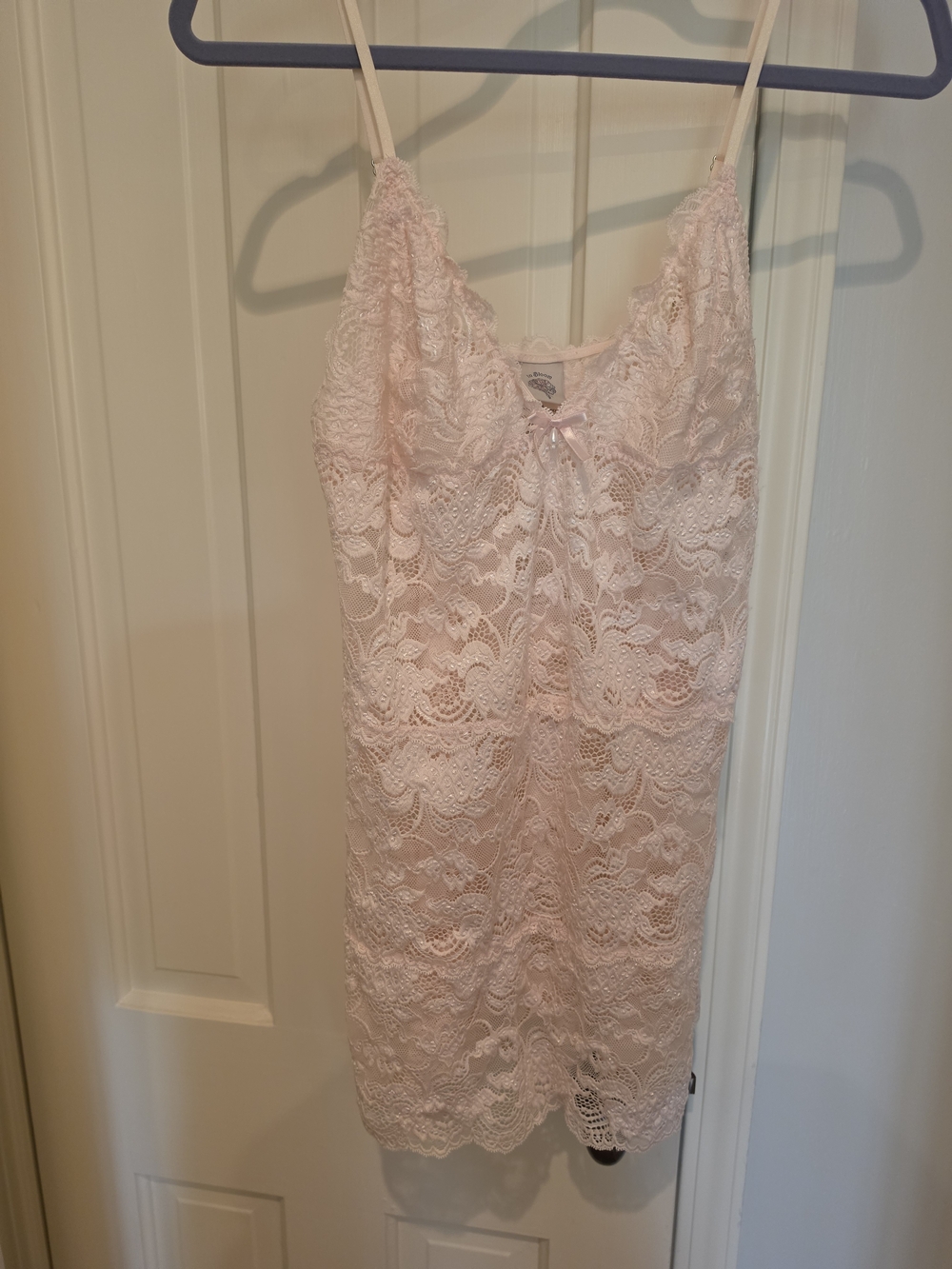 In Bloom By Jonquil Light Pink Lace Slip Dress